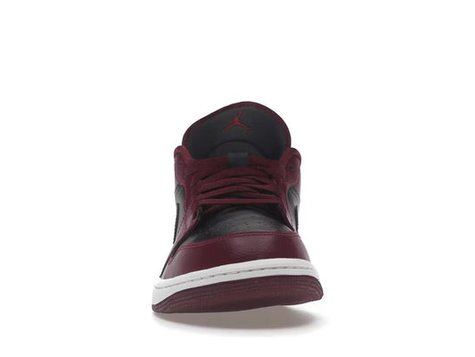 Jordan 1 Low Black Dark Beetroot