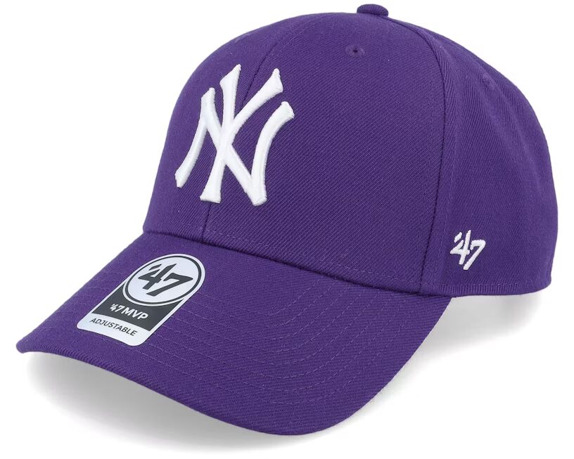 New York Yankees Mvp Purple Adjustable - 47 Brand