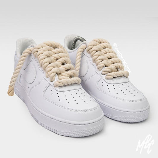 Air Force 1 White Rope Laces Natural