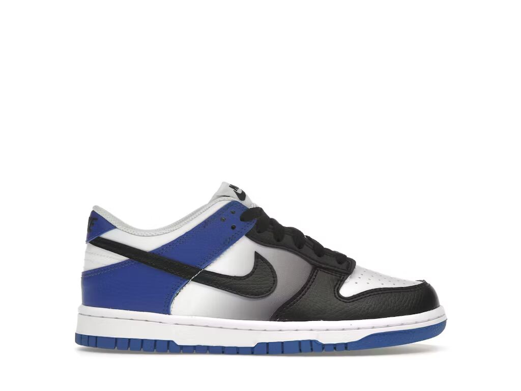 Dunk Low Game Royal White Black (GS)