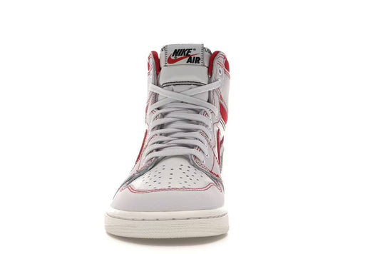 Jordan 1 Retro High Phantom Gym Red