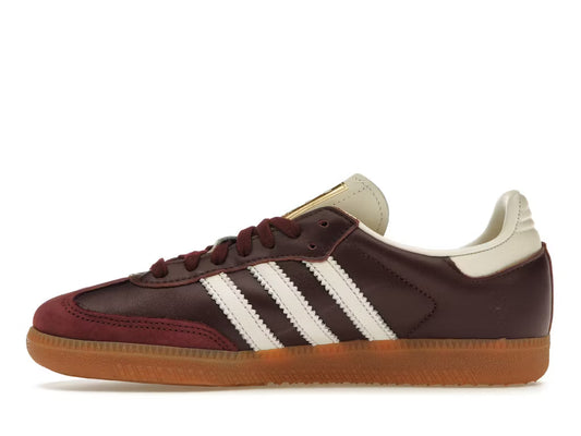 Adidas Samba OG Maroon Gold Metallic