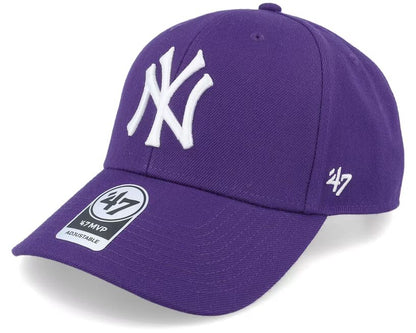 New York Yankees Mvp Purple Adjustable - 47 Brand